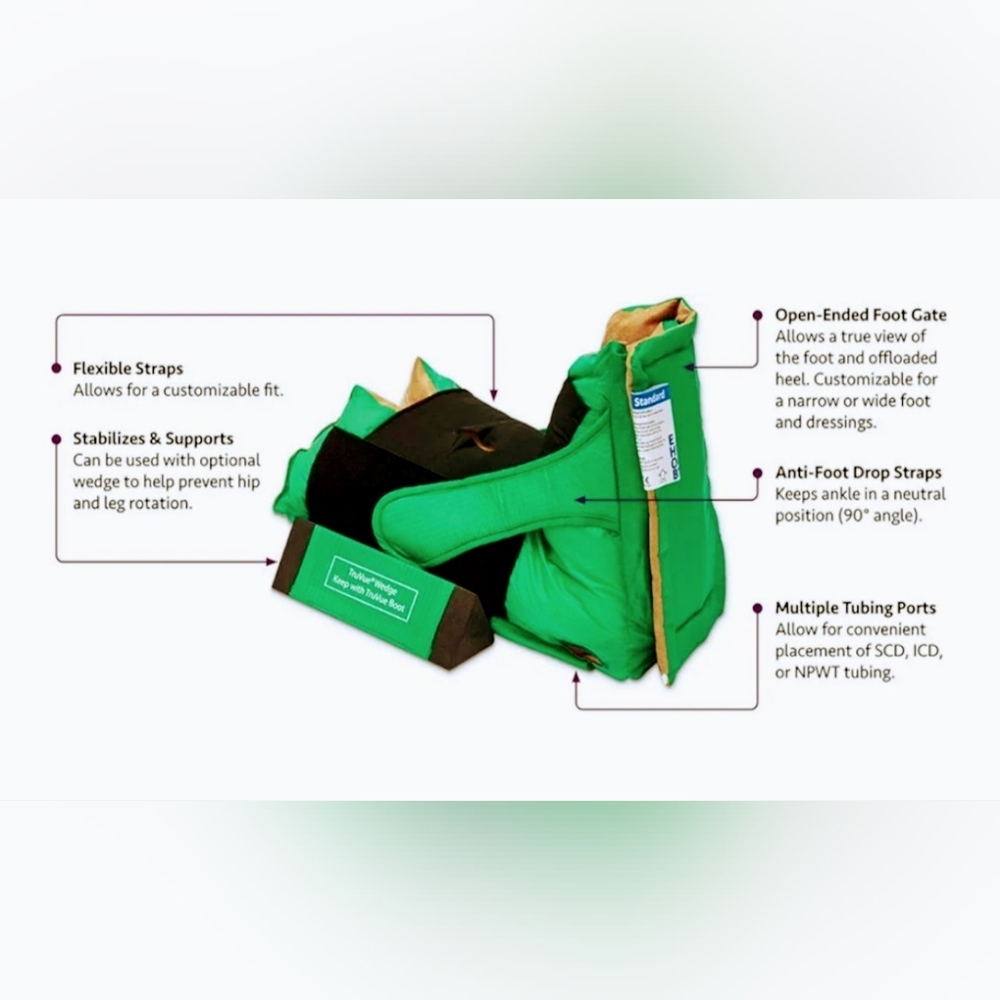 ⚕️💚⚕️ NWOT Medical Heel Protector Pressure Ulcer Prevention Boot - Standard - Picture 3 of 16